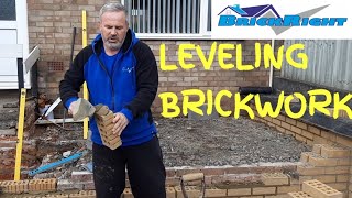 bricklaying Leveling Brickwork [upl. by Everrs]