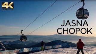 Jasna Chopok Nízke Tatry 2017 I 4K skiing Slovensko Słowacja Slovakia trip [upl. by Nnazil413]