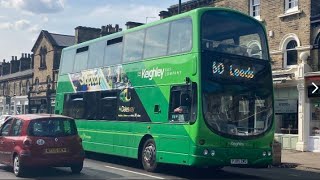 Transdev Aireline 60 Leeds to Greengates Then Leeds Wright Eclipse Gemini Volvo B7TL 2757 PJ05 ZWD [upl. by Idihsar270]