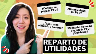 ✨Cómo funciona el REPARTO de UTILIDADES PTU  México 2024 [upl. by Cyprio]