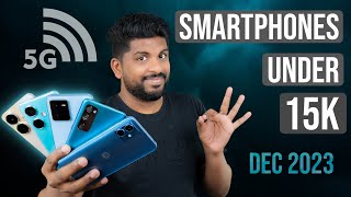 Top 5 Best 5G Smartphones Under ₹15000 Budget ⚡December 2023 [upl. by Carl20]