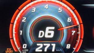 Hyundai Elantra N DCT top speed acceleration 271kph  with JB4 base map [upl. by Christean]