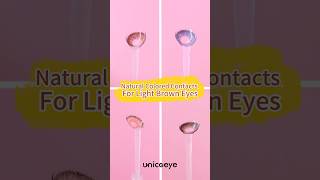 🌸Natural colored contacts for light brown eyes⚡which one do you prefer [upl. by Maurice831]