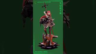 Unleash the power of Surtr Download the STL file now Arknights Surtr 3DPrinting STLFile Gamingquot [upl. by Heddie]