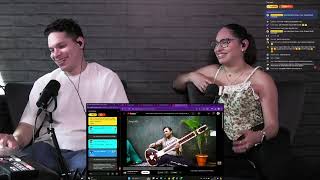 Waleska amp Efra react Nainon Mein Badra Chhaye Sitar Cover [upl. by Islehc]