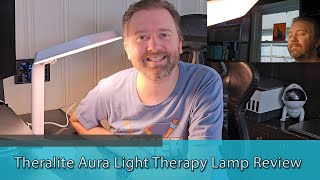 GET RID OF THE WINTER BLUES  Theralite Aura Light Therapy Lamp Review [upl. by Losyram]