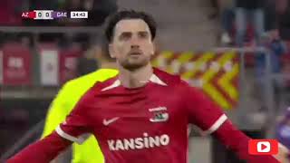 Highlights AZ Alkmaar vs Go Ahead Eagles22 Eredivisie Match 281024 [upl. by Ibrik]