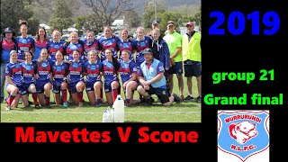 2019 Mavettes v Scone Grand final [upl. by Cristine]