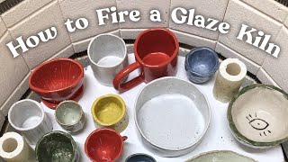 Pottery Kiln at Home for Beginners  how to fire a glaze kiln  pottery at home pt 5 [upl. by Cas703]