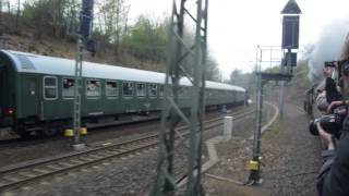 Paralleleinfahrt in den Bahnhof Klingenberg Colmnitz [upl. by Ohnuj]