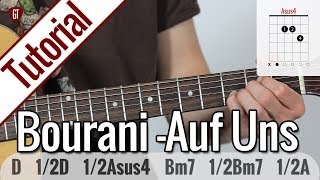 Andreas Bourani  Auf Uns  Gitarren Tutorial Deutsch [upl. by Kennith]