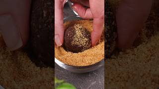 The 5Minute Chocolate Rum Balls Recipe🍪🍫😋 [upl. by Nylle]