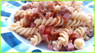 Pasta tonno e prosciutto [upl. by Paucker609]