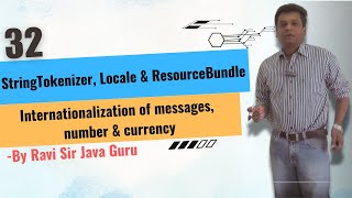 32 StringTokenizer Locale ResourceBundle Internationalization of messages number amp currency [upl. by Matless]