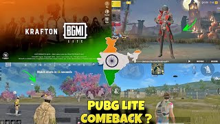 PUBG MOBILE LITE COMEBACK 2025 🤬  BGMI LITE NEW INDIAN GAME 🇮🇳 [upl. by Ttezil]