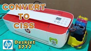 HP DESKJET 3777 CONVERT TO CISS  Ang Daming Challenges First Time Mag Convert ng HP Tagalog EP1 [upl. by Zeuqirdor]