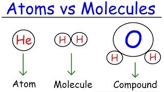 Elements Atoms Molecules Ions Ionic and Molecular Compounds Cations vs Anions Chemistry [upl. by Devy]