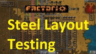 Factorio  Steel Production Methods [upl. by Annecorinne]