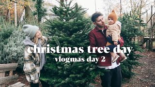 Christmas Tree Day  Vlogmas Day 2 [upl. by Stilu]