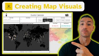 Power Bi Map  How to Create a Professional Power BI Map Dashboard StepbyStep [upl. by Jaymie334]