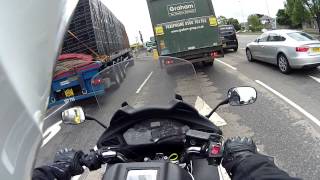 Honda NT700Vs Blairgowrie to Dundee  3 [upl. by Rebmac]