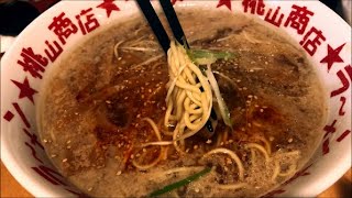 【豊橋ラーメン】桃山ラーメン＆替え玉  Tonkotsu soy sauce [upl. by Iadam]