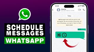 How To Schedule Messages On WhatsApp 2024  Full Guide [upl. by Aymik323]