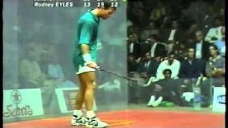 Squash Jansher Khan 1997 World Open Final [upl. by Alyehs]