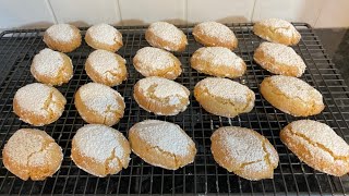 Ricciarelli  Italian Almond Cookies [upl. by Toogood232]