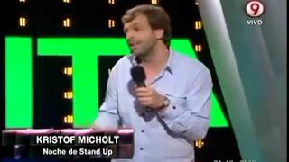 El Belga Kristof  Stand Up en Bendita TV  1era participación [upl. by Draw]