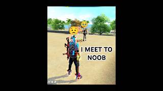 I MEET 🥰 TO NOOB 🫶 PLAYER freefire shortsfeed foryou noob viralvideo video shorts gaming ff [upl. by Yrailih297]