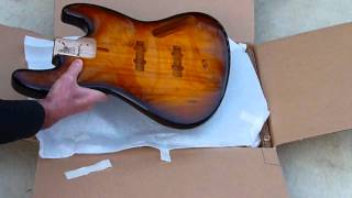 Warmoth Jazz Bass Unboxing [upl. by Eadwina206]