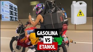 Consumo Factor 150  Etanol vs Gasolina Aditivada [upl. by Durman]