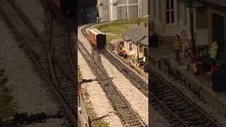 Ho Scale NampW 611 Pulls A Freight Train [upl. by Lekkim]