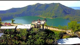 Taal Volcano Bulkang Taal drone footage Jan 2019 [upl. by Nellak]