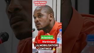 ⚠️LA MOBILISATION CONTINUE ⚠️  martinique 972 info prix viechere gbhactu prix info 2024 [upl. by Elleined]