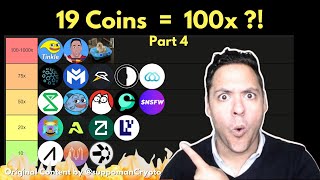 🔥19 TOP Crypto Coins with 1001000x Potential   Part 4 🚀 [upl. by Wolenik750]