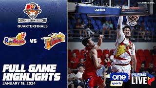 San Miguel vs Rain or Shine QF highlights  PBA Season 48 Commissioner’s Cup  Jan 19 2024 [upl. by Nanaek]