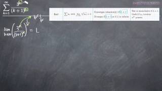 Root Test  Calculus KristaKingMath [upl. by Edson657]