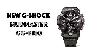 NEW  Casio GSHOCK GGB100 Mudmaster Carbon Core Guard with Quad Sensor [upl. by Chill707]