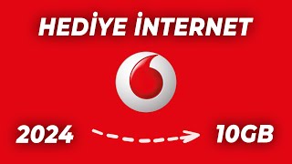 VODAFONE BEDAVA 10 GB İNTERNET KAZAN Vodafone Bedava İnternet Kazanma 2024 [upl. by Rozek]