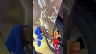 Repair process of car door dents [upl. by Surat46]