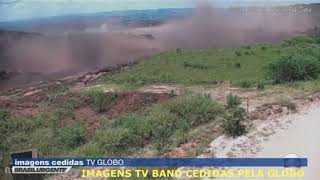 Rompimento da Barragem da Mina Córrego do Feijão em BrumadinhoMG da Mineradora Vale [upl. by Fidelio888]