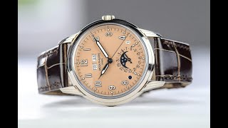 Patek Philippe Grand Complications 5320G Perpeptual Calendar Salmon Dial [upl. by Larok645]