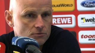 Kölns Trainer Solbakken quotDas ist meine Verantwortungquot [upl. by Lleinnad]