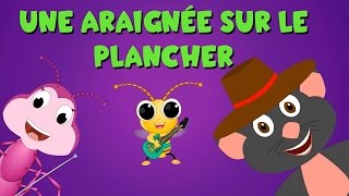 Une araignée sur le plancher  25 min de comptines et chansons pour enfants [upl. by Golda332]