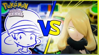 Noob Fights Cynthia for the FIRST TIME EVER  Pokémon Shining Pearl [upl. by Aeneas905]