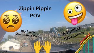 Zippin Pippin Pov  Bay Beach Amusement Park [upl. by Hansel]