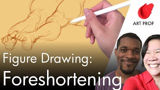 The Secret to Foreshortening in Figure Drawing Step by Step [upl. by Ahsilav]