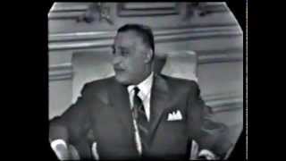 Gamal Abdel Nasser interviewed in English [upl. by Nrublim]